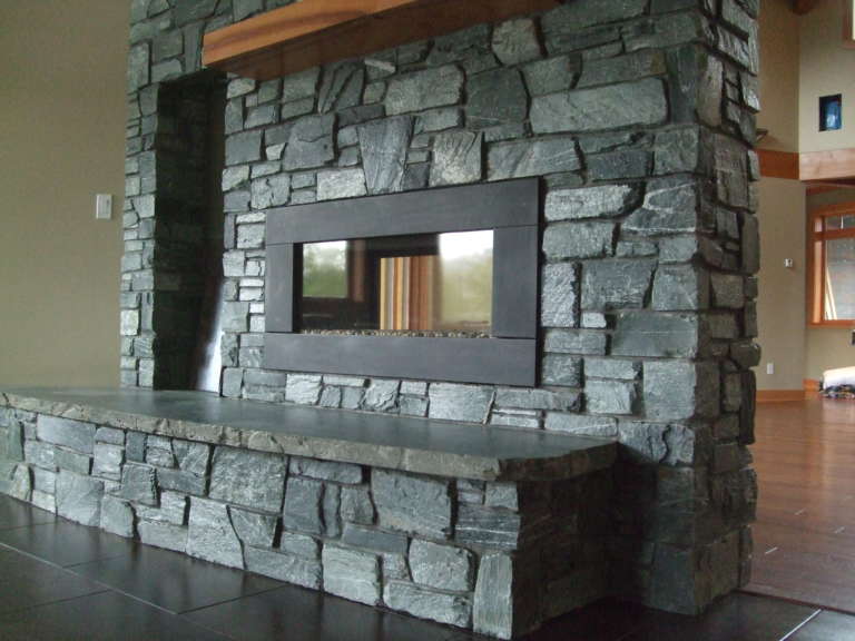 Natural Slate Fireplace Hearth