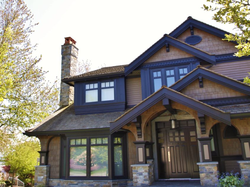 Craftsman Home with Natural Stone Accents