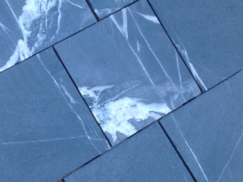 Sealed Ocean Pearl Slate Tile