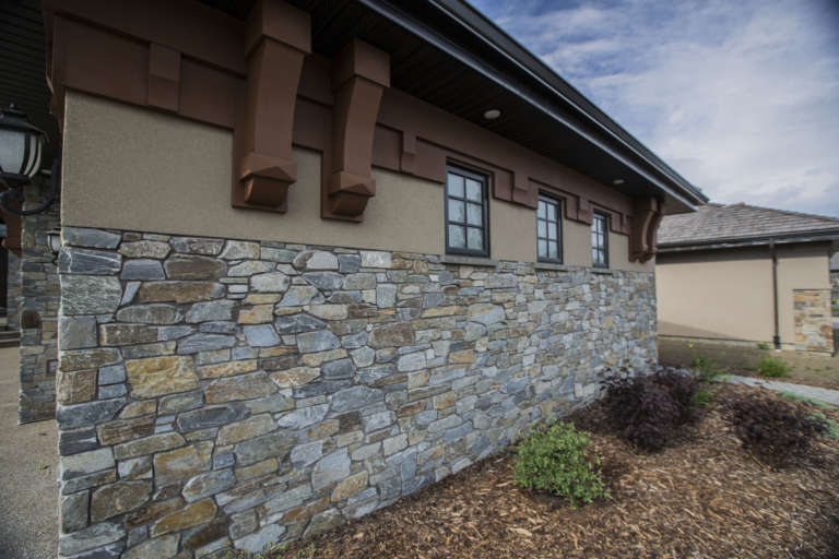 Edmonton Exterior Ledge Stone Wall K2 Stone