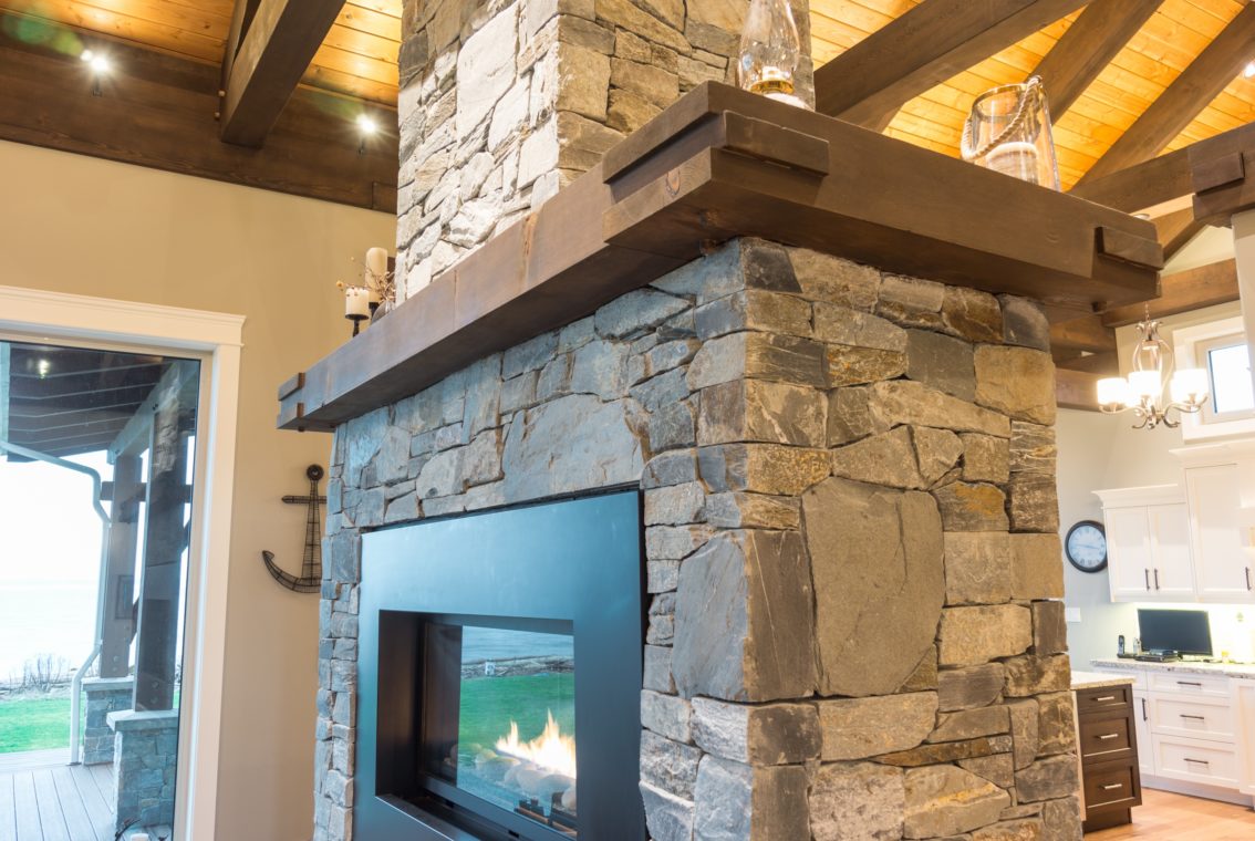 Classic hybrid timber frame, West Coast Douglas Fir | K2 Stone