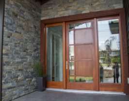Modern Stone Entryway