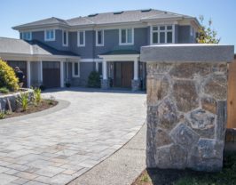 Traditional Stone Driveway Post