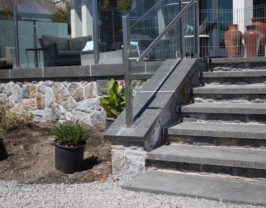 Stone Veneer Stair Risers