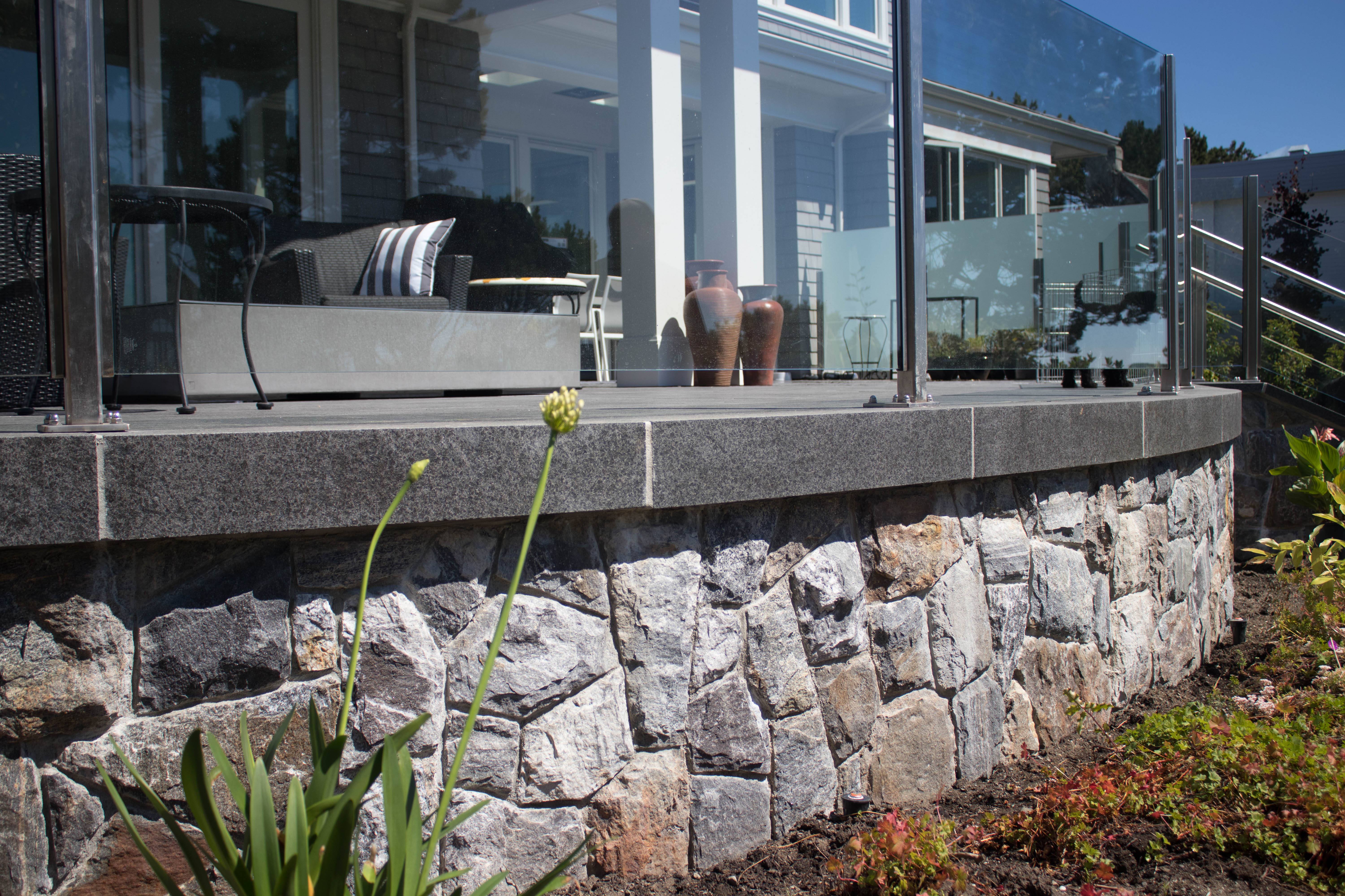 Field Stone Deck Skirting