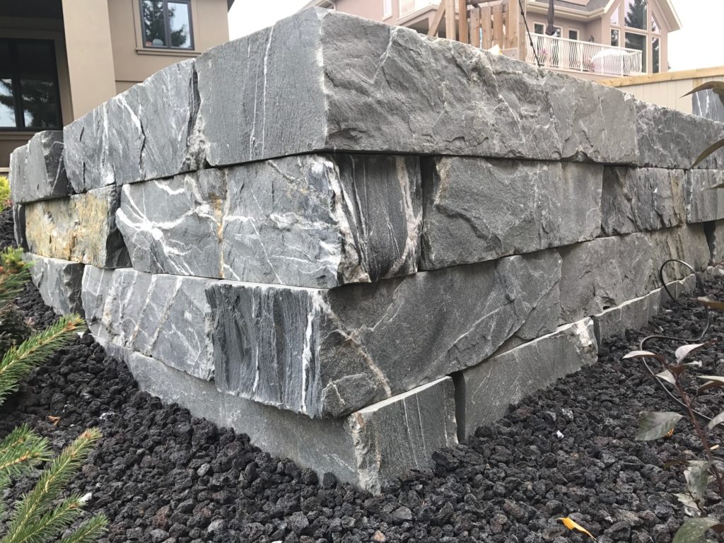 Cut Stone Retaining Wall