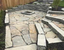 OP Cut Wallstone Firepit