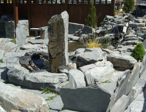 Custom Slate Stone Slabs Water Feature