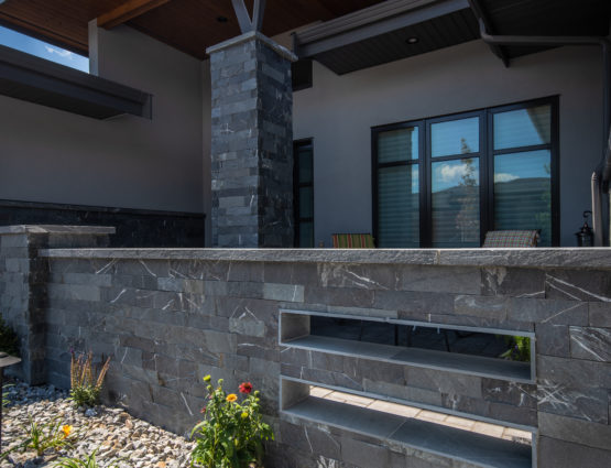 Modern Home Exterior Stone Facade